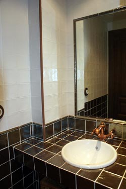 Baño de la habitación Chocolate